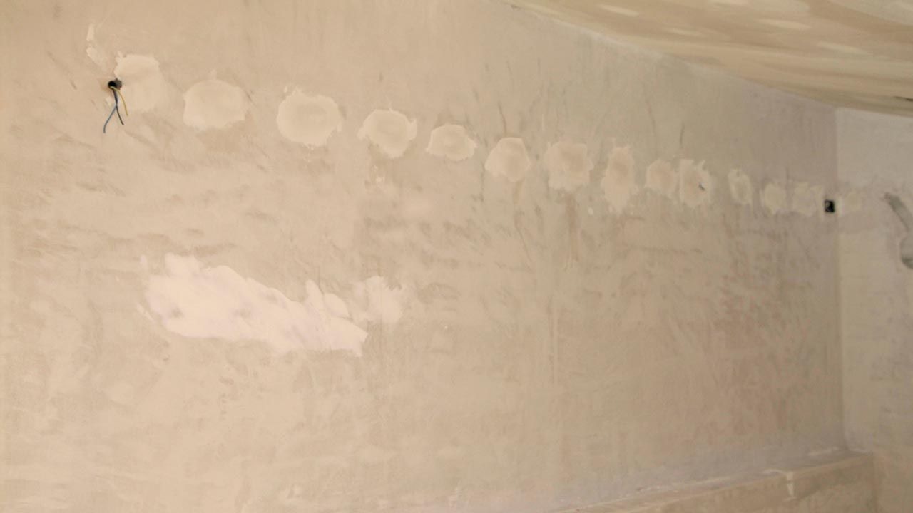 Cubrir rozas en pared paso 5