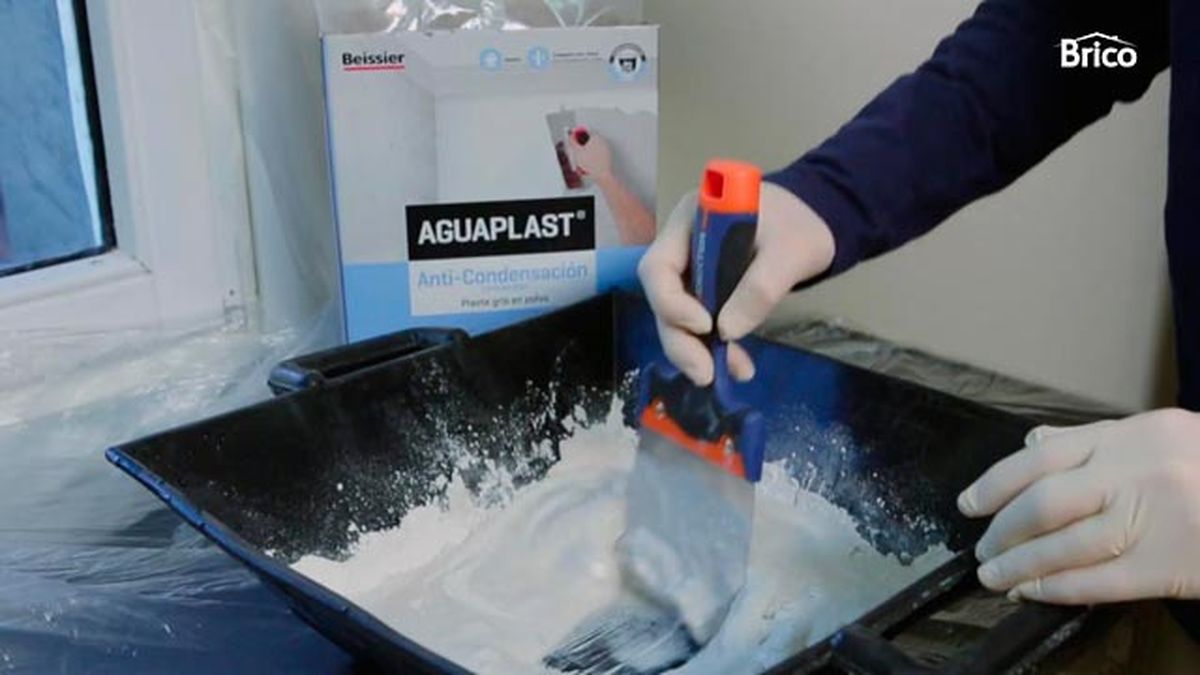 Eliminar humedad por condensación en pared de cocina paso 6