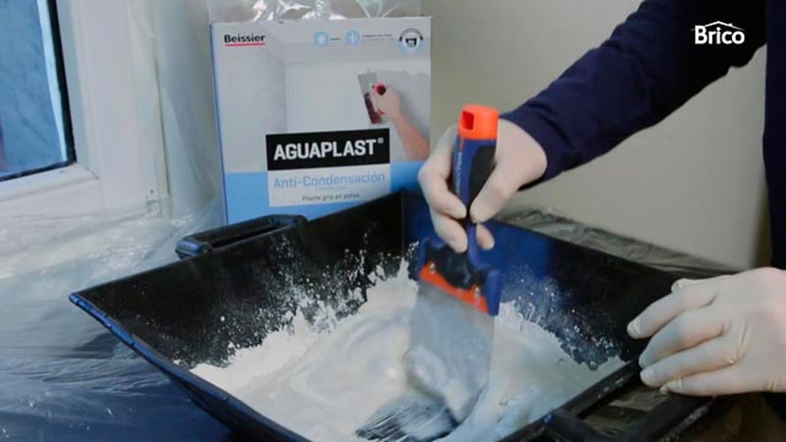 Eliminar humedad por condensación en pared de cocina paso 6