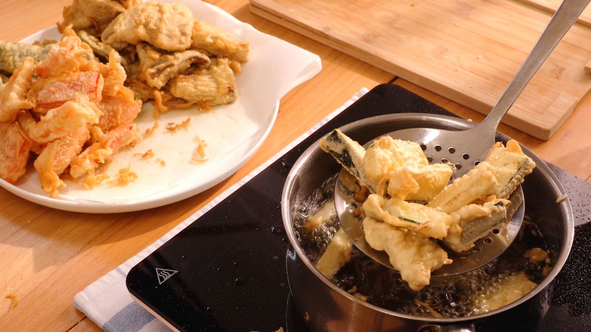 tempura de verduras  paso 5