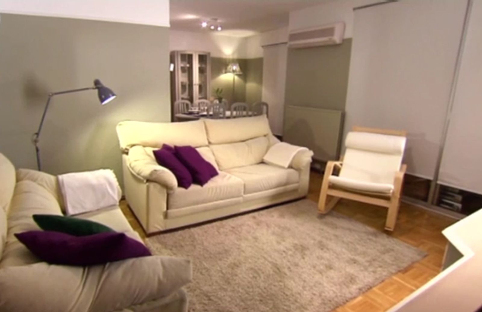 Decorar salón con forma de L