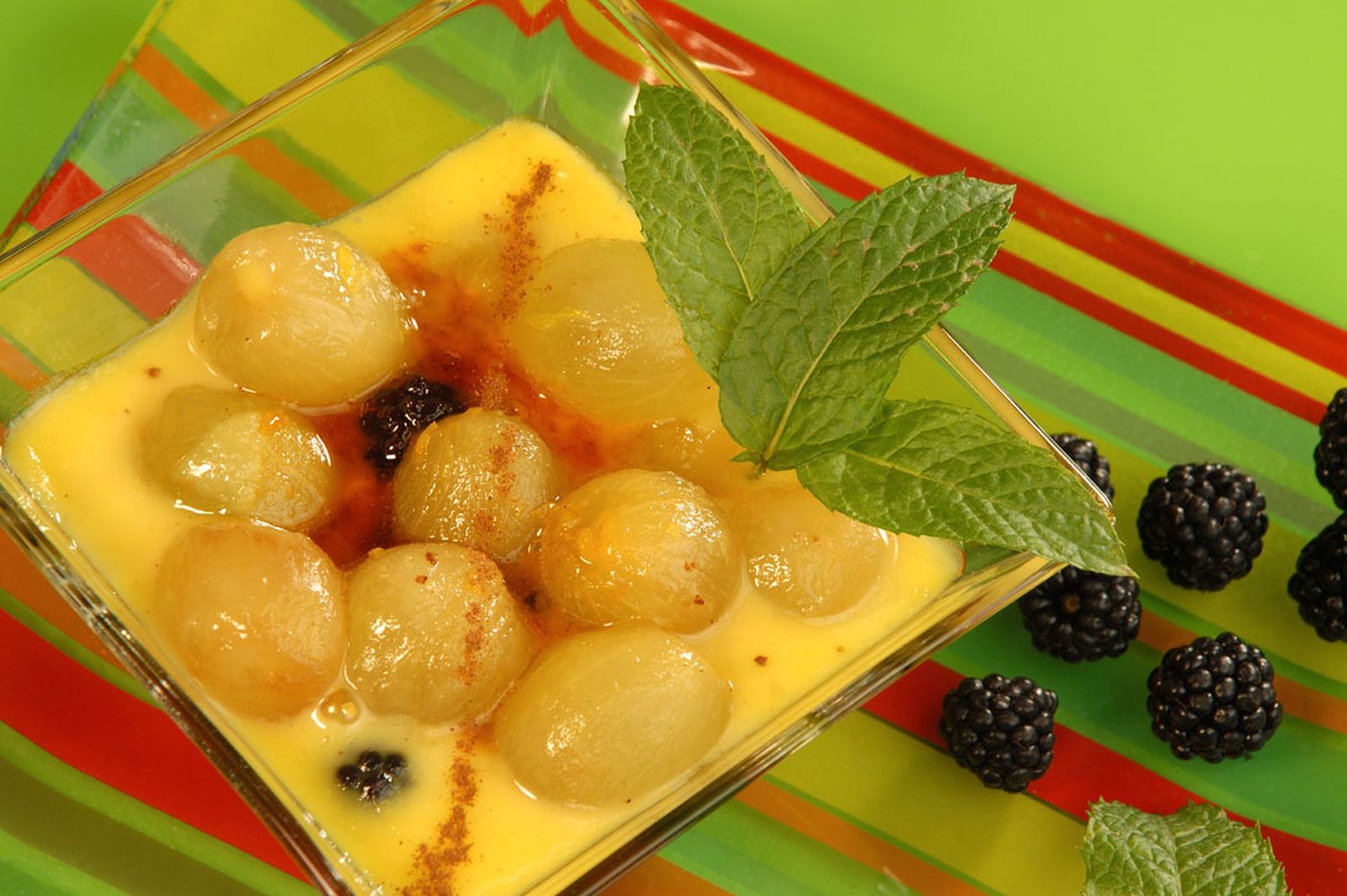 Frutas de temporada gratinadas