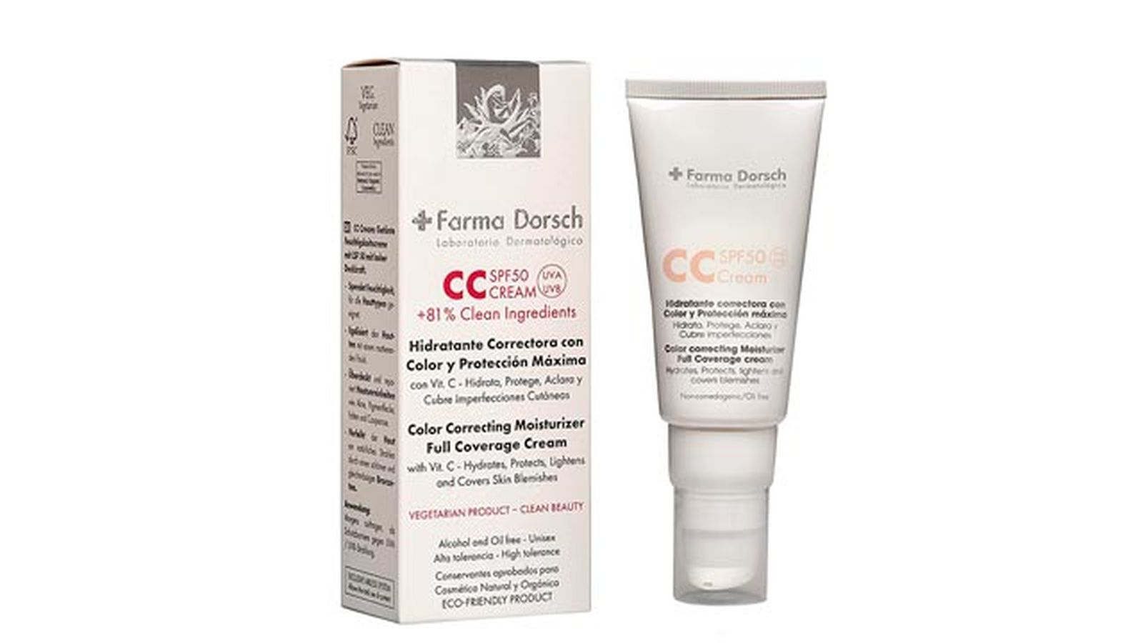 cual es la mejor cc cream del mercado farma dorsch spf50