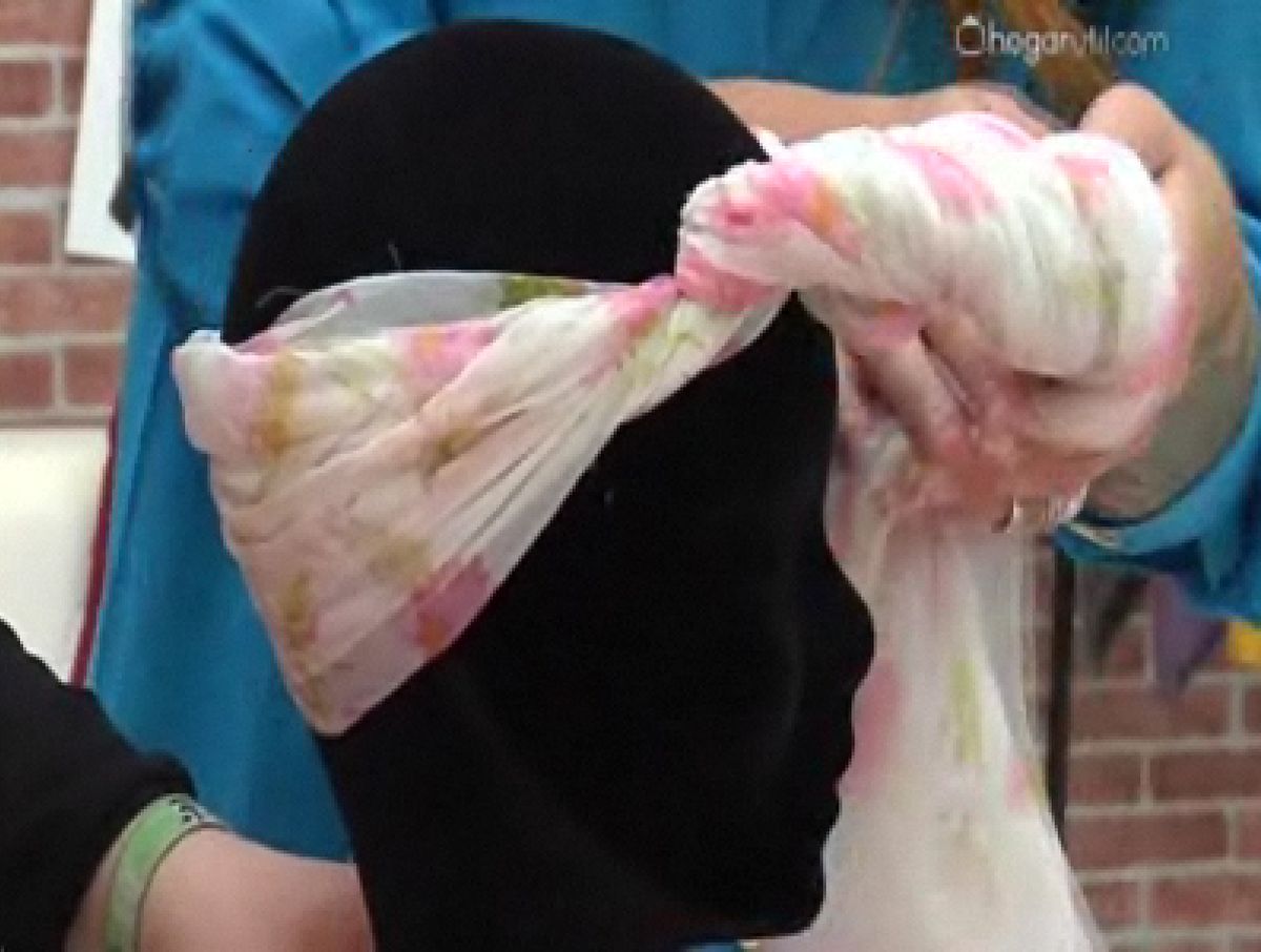 Pañuelo con rosetón para la cabeza p2