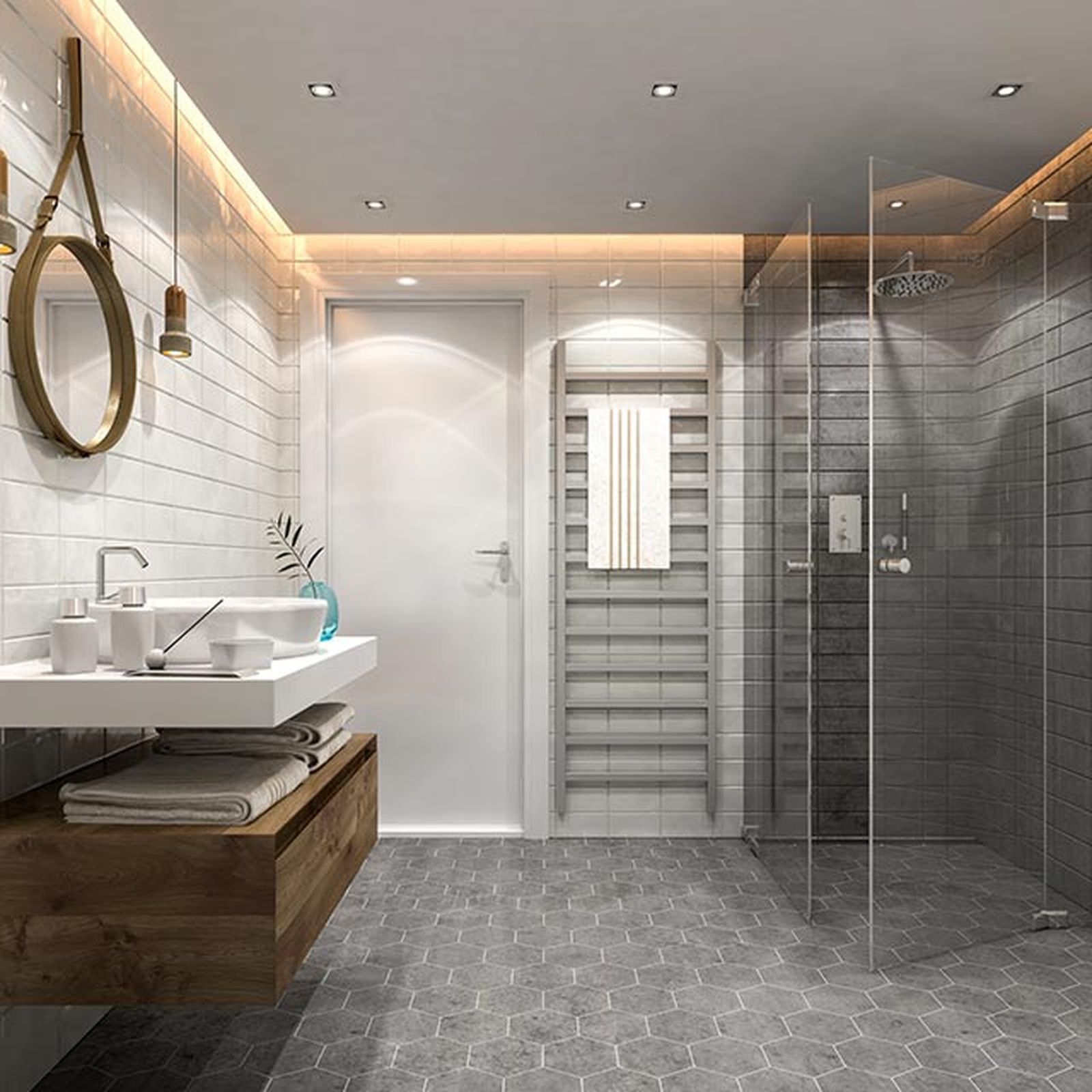 ducha puertas abatibles