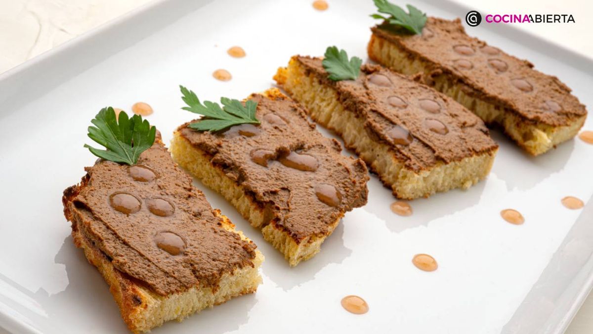 Receta de paté de higadillos de pollo