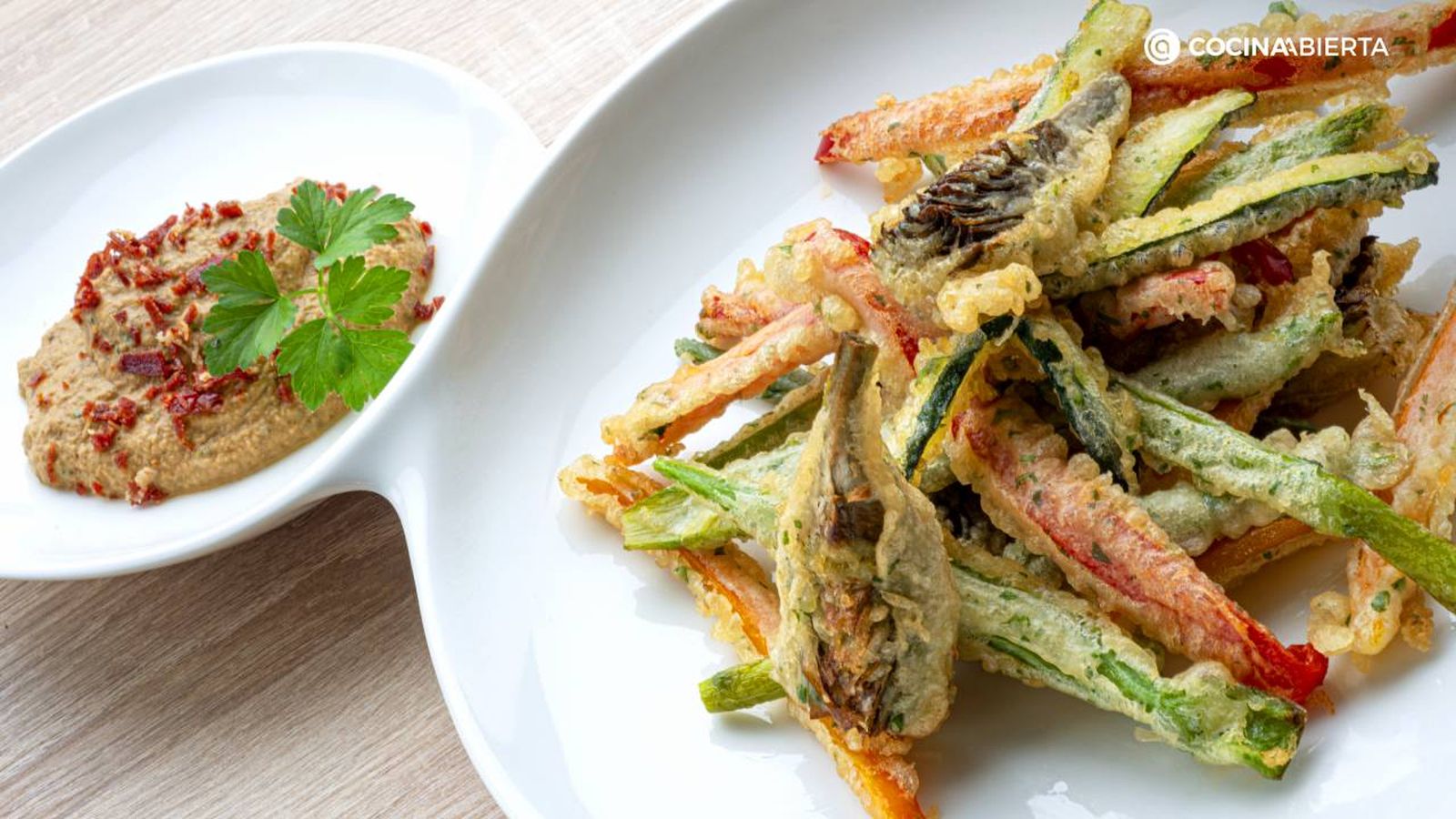 menestra verduras tempura