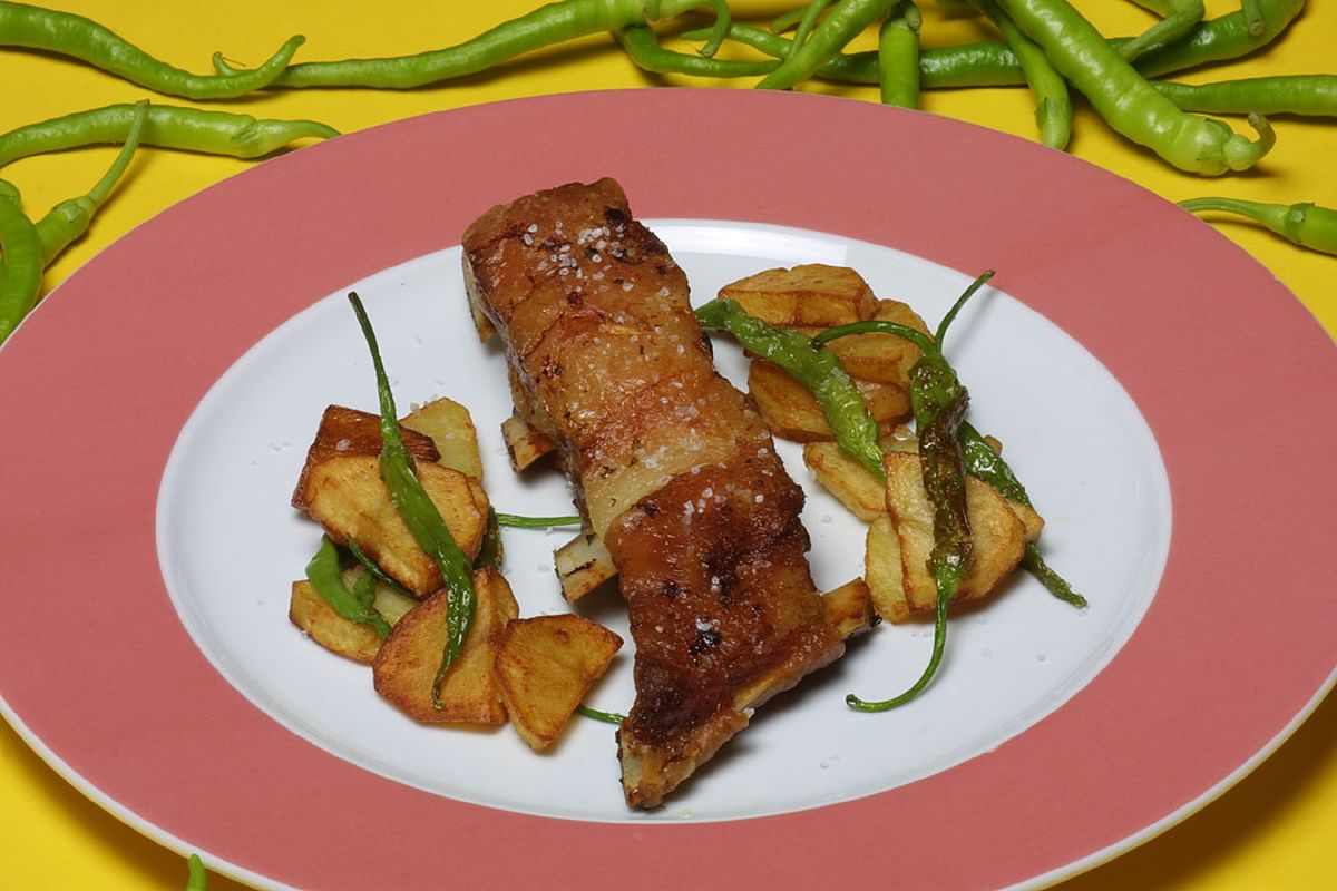 Costilla de ternera asada