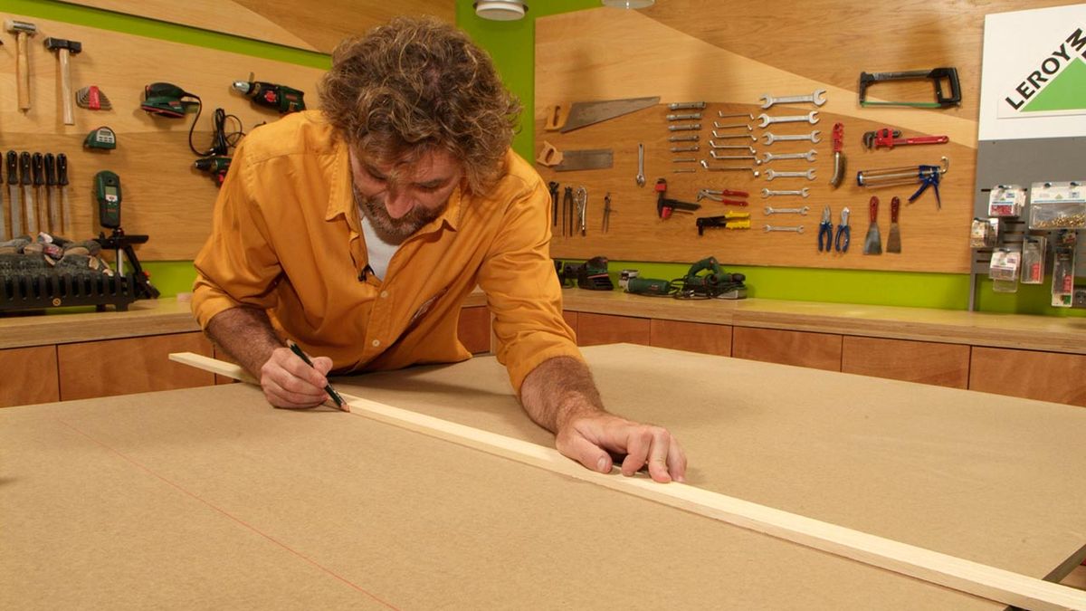 Mueble chimenea paso 1