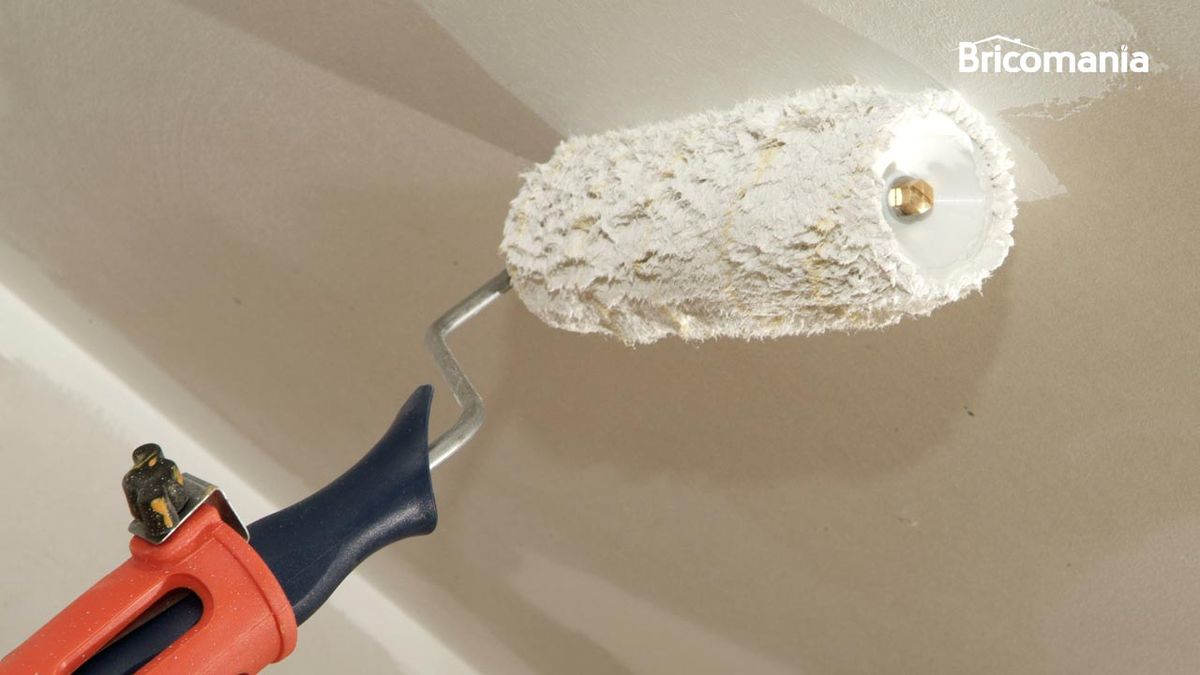como pintar un techo de yeso laminado