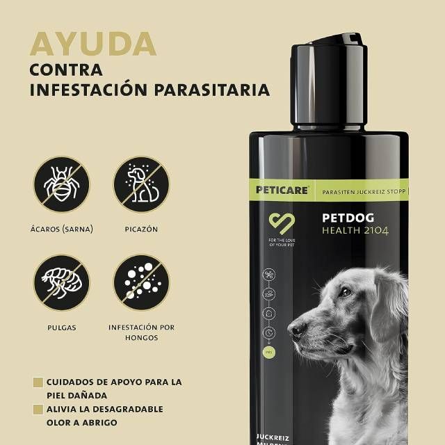 champu repelente insectos para perros Petdog