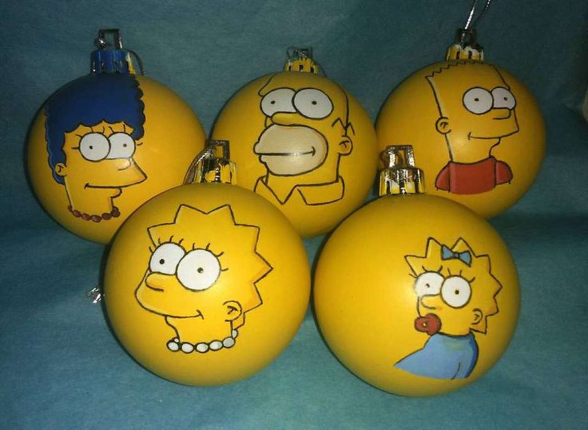 Bolas de Navidad de Los Simpson.