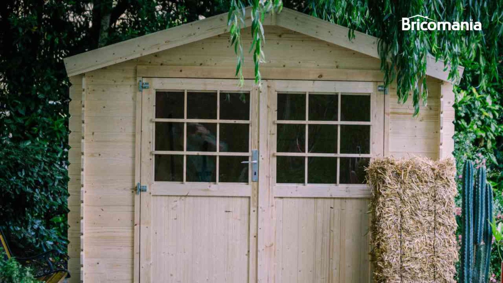Caseta de jardín de madera