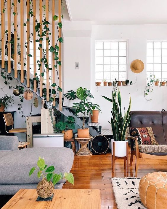 salones escaleras modernos plantas 3