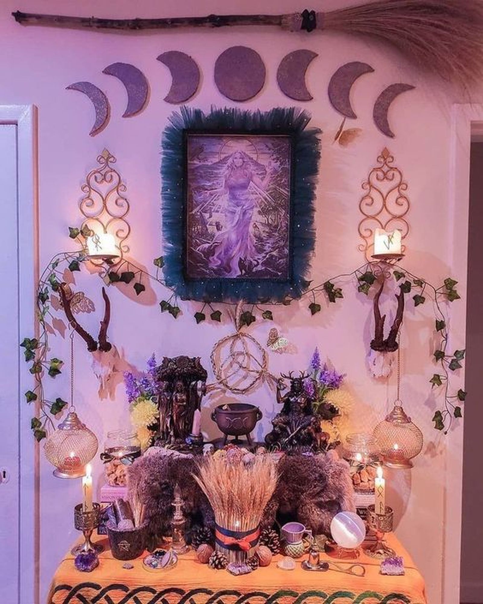 altar pagano diosa