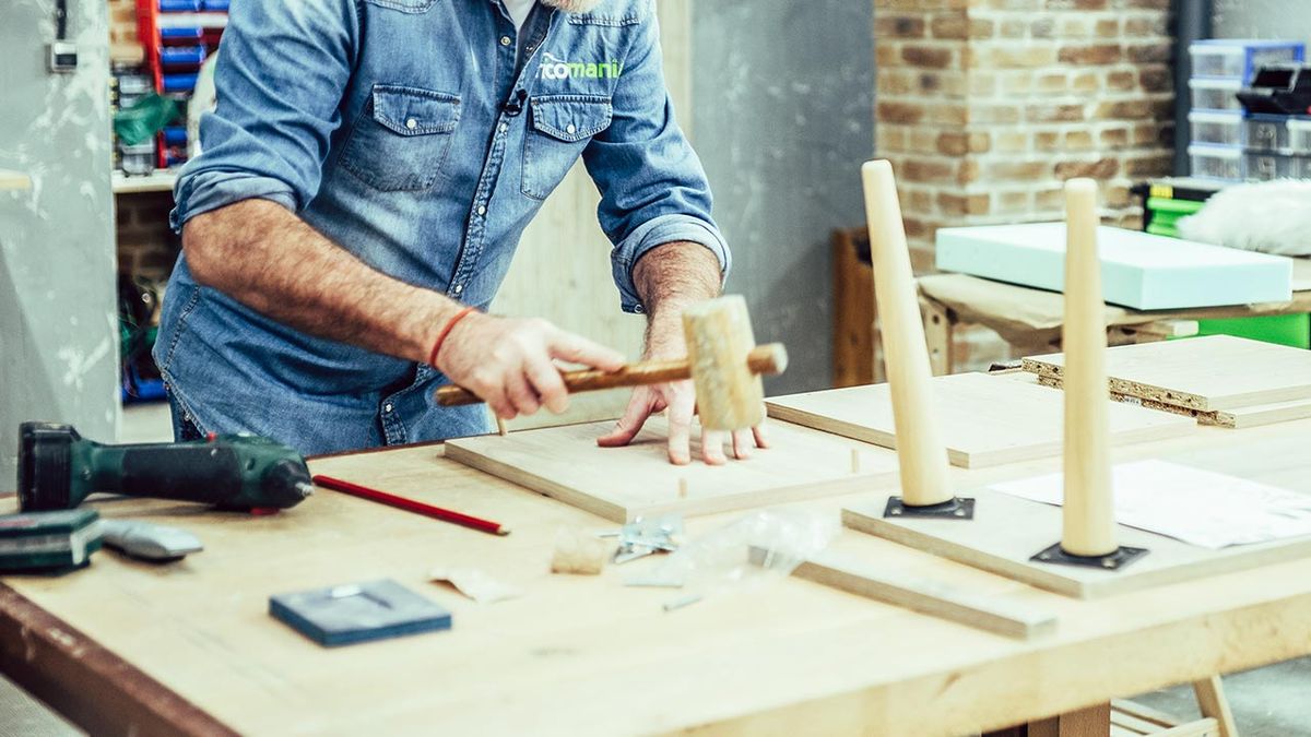 Como hacer un banco de estilo nordico paso 4