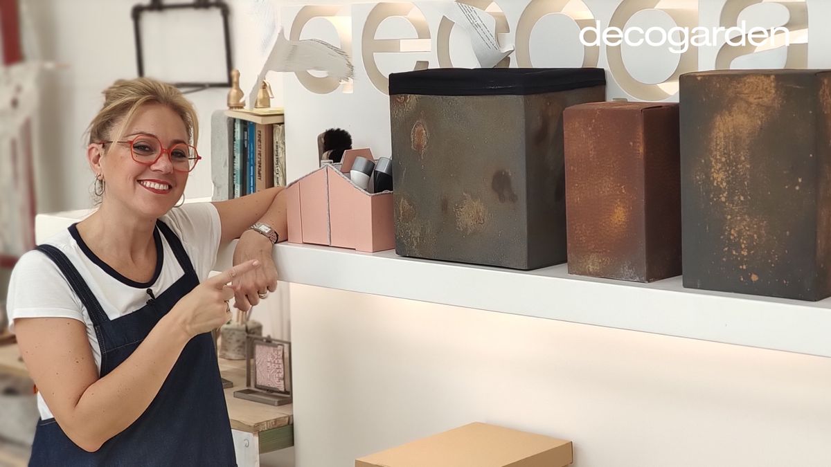 decorar cajas carton