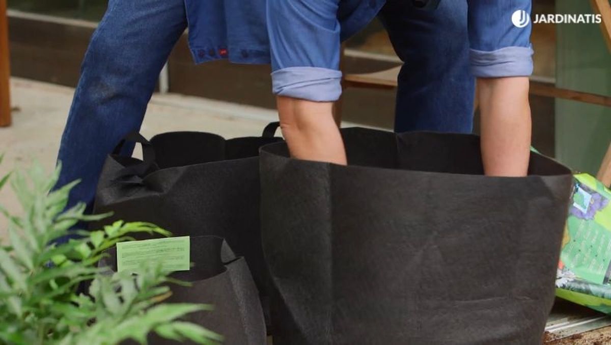 Jardineras de tela
