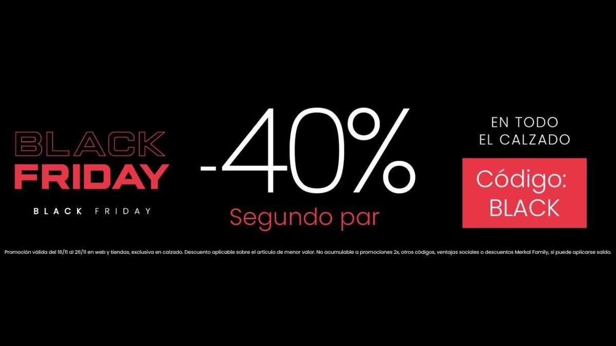merkal calzados black friday