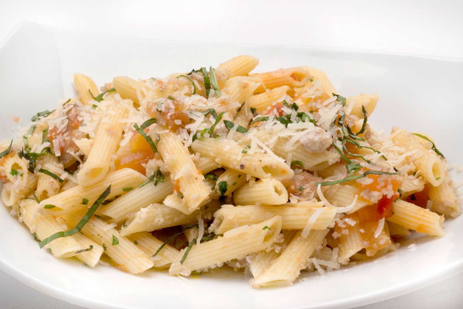 5649 1 Macarrones con cerdo, verduras y castañas (1034) xl