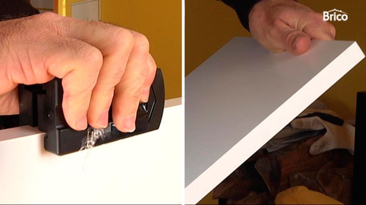 Cortar la cinta sobrante