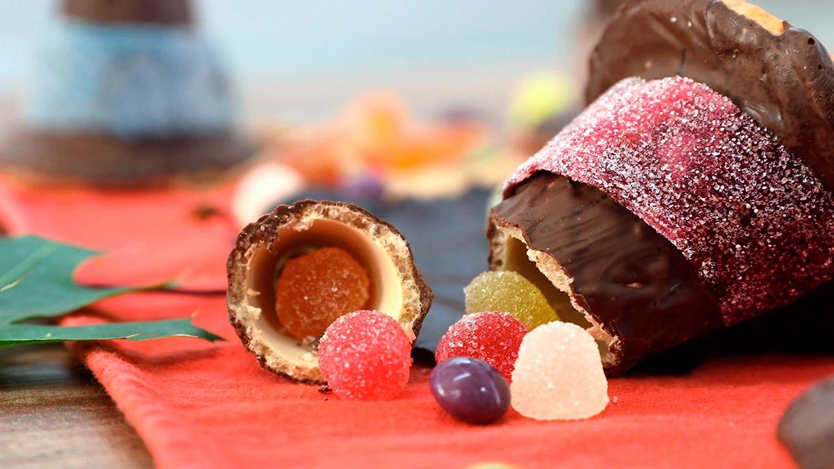 Receta de sombreros de bruja para Halloween  paso 7