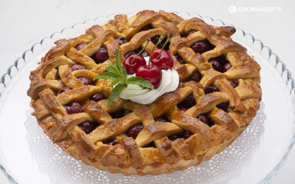 Tarta de cerezas, la receta tradicional de Estados Unidos
