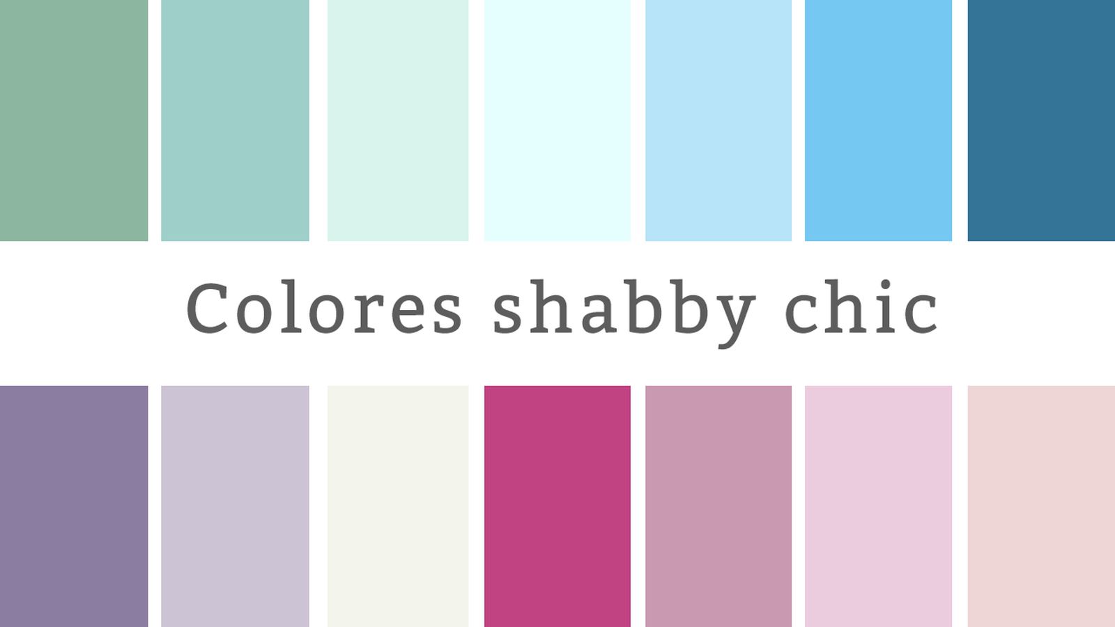 Colores shabby chic