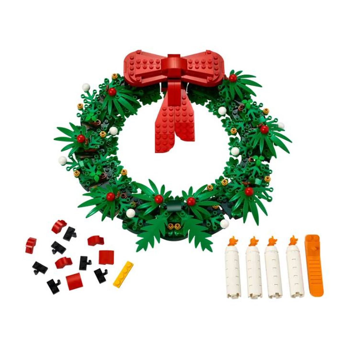 corona navidad lego