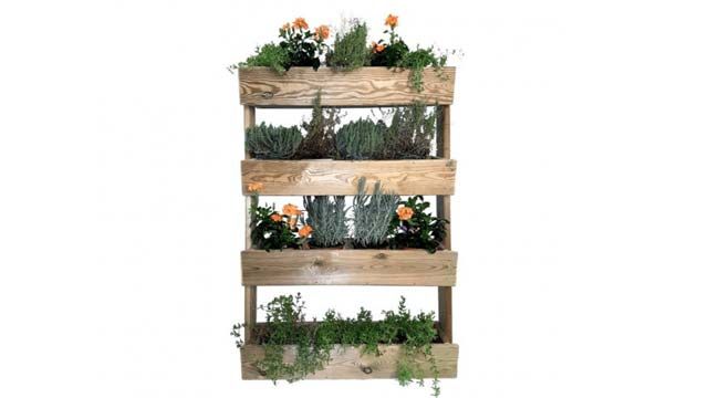 huerto urbano vertical pared
