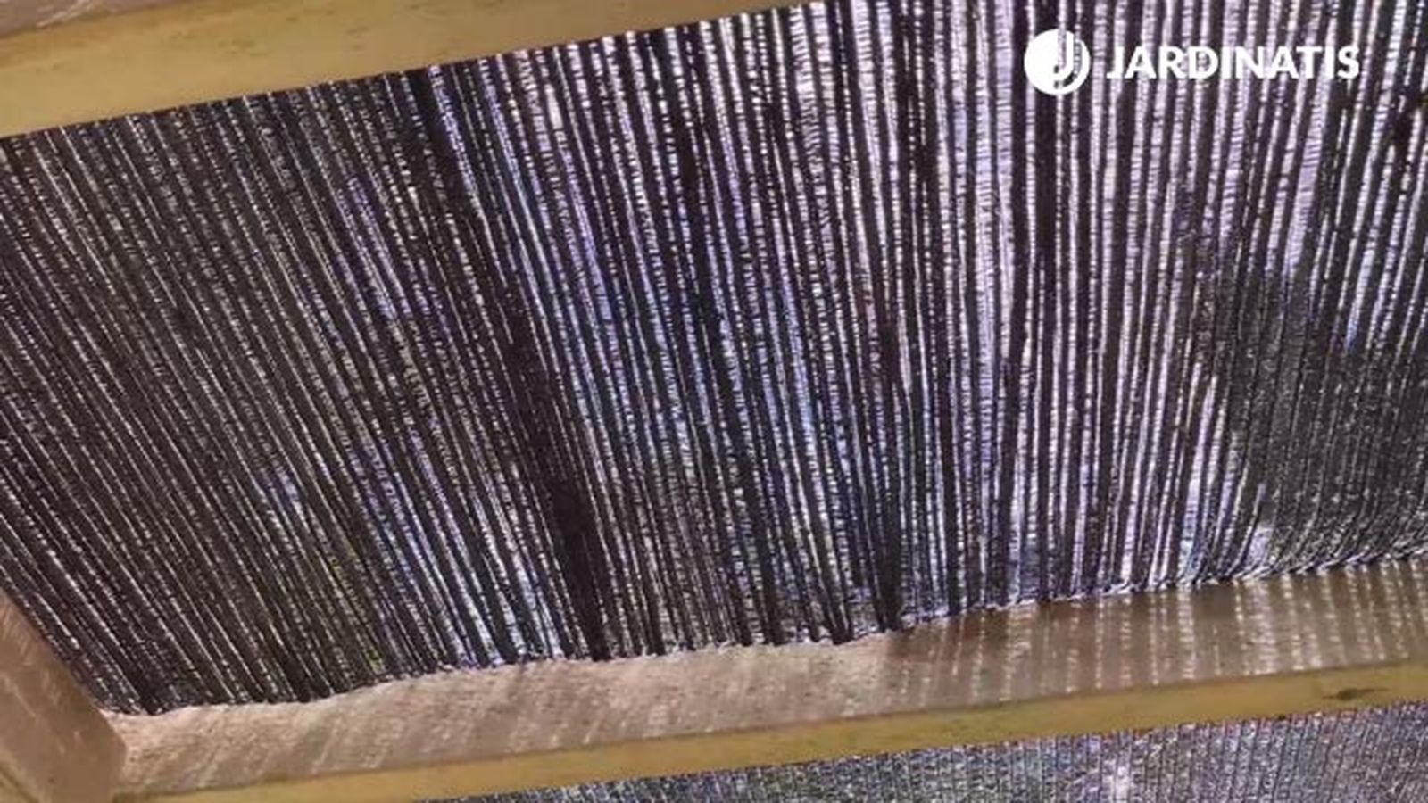 como instalar pergola de madera en kit malla sombreo