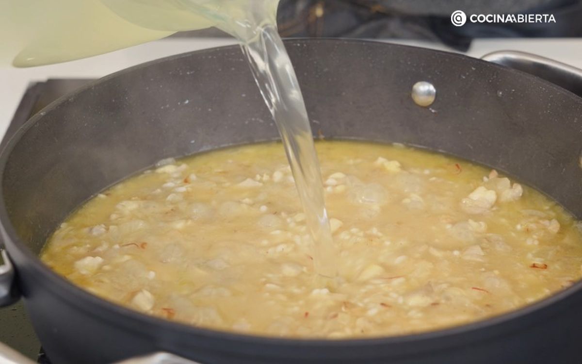 Risotto de pollo - paso 4