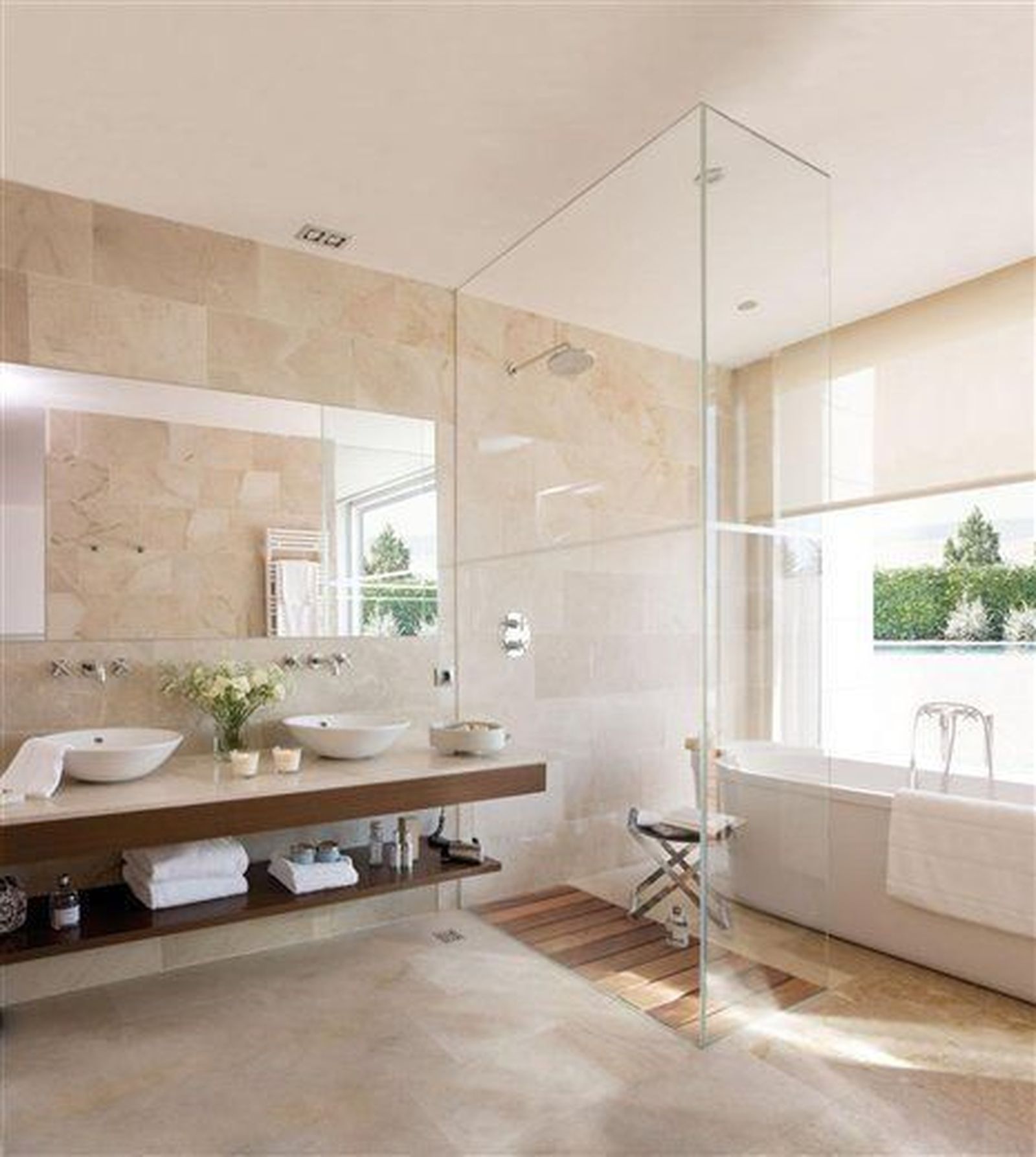bano travertino 2 pinterest