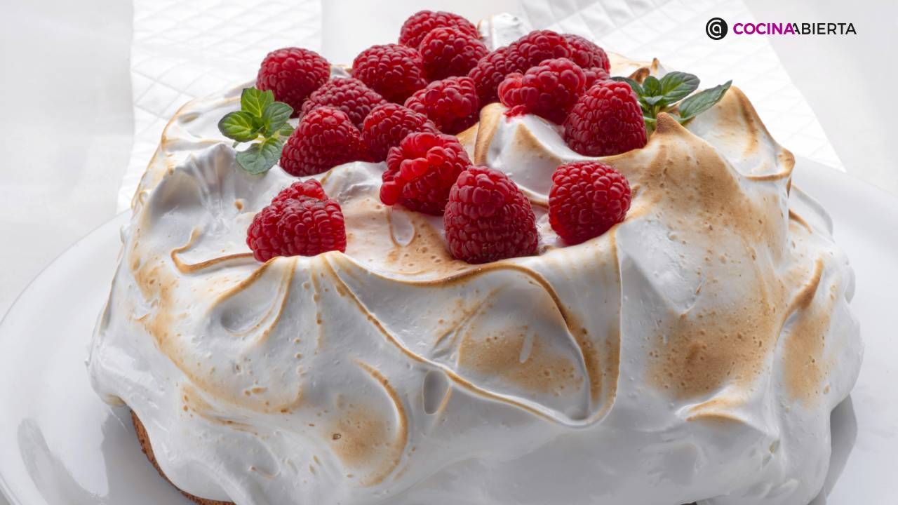 tarta alaska turron