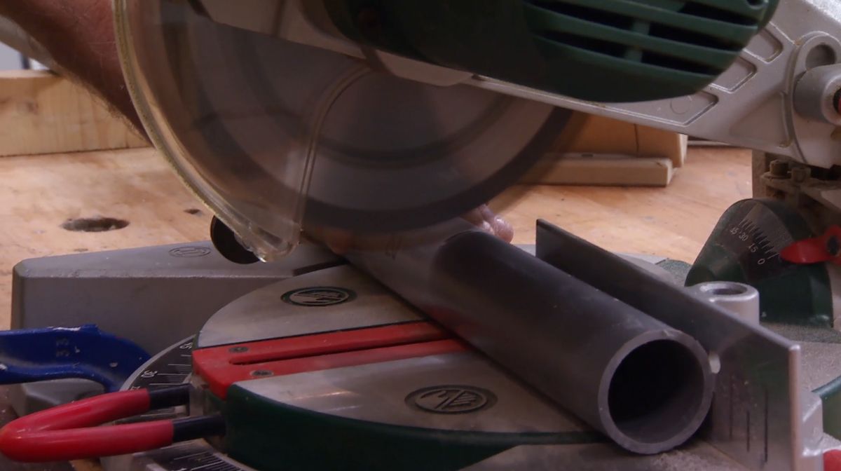 Carro de PVC para basura paso 1