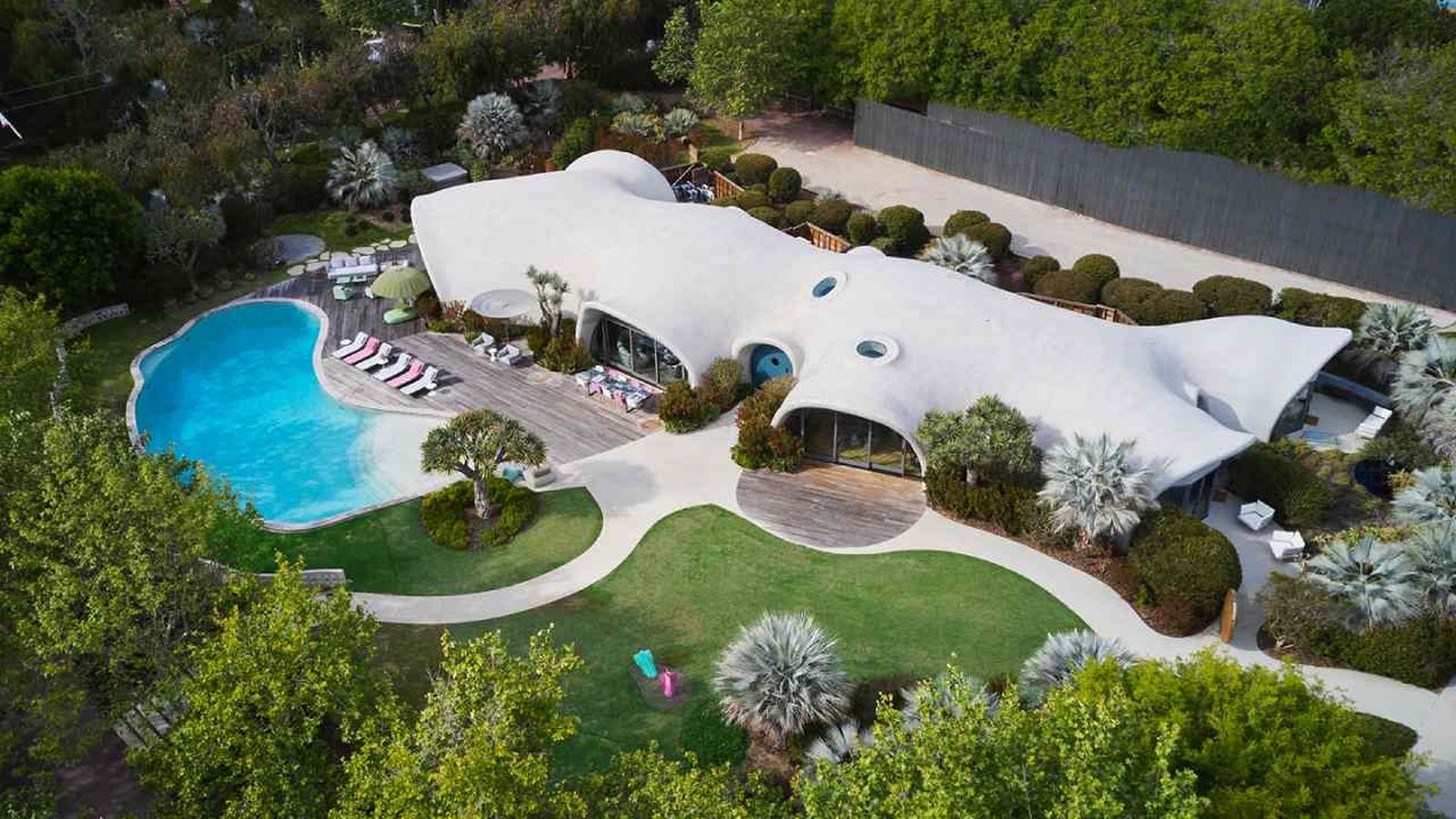 Casa construida con la técnica Binishell