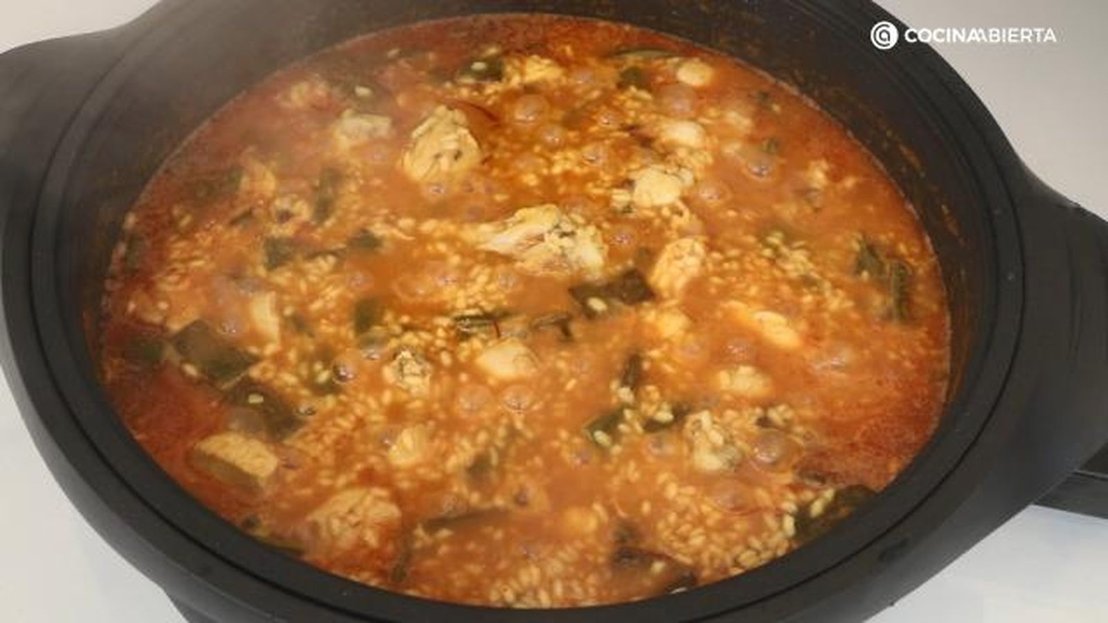 Arroz carne verduras paso 4
