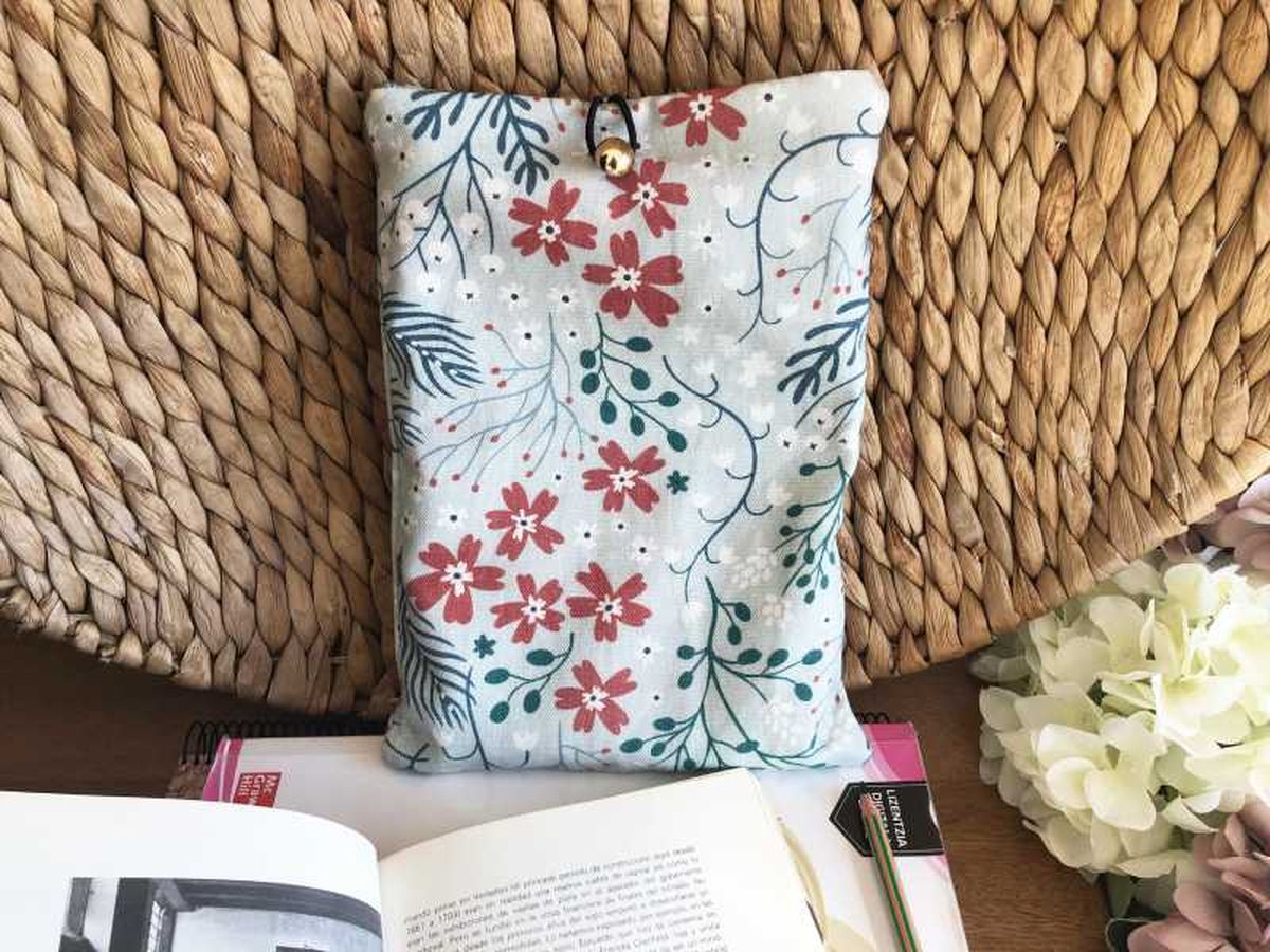 Funda de tela para libros.