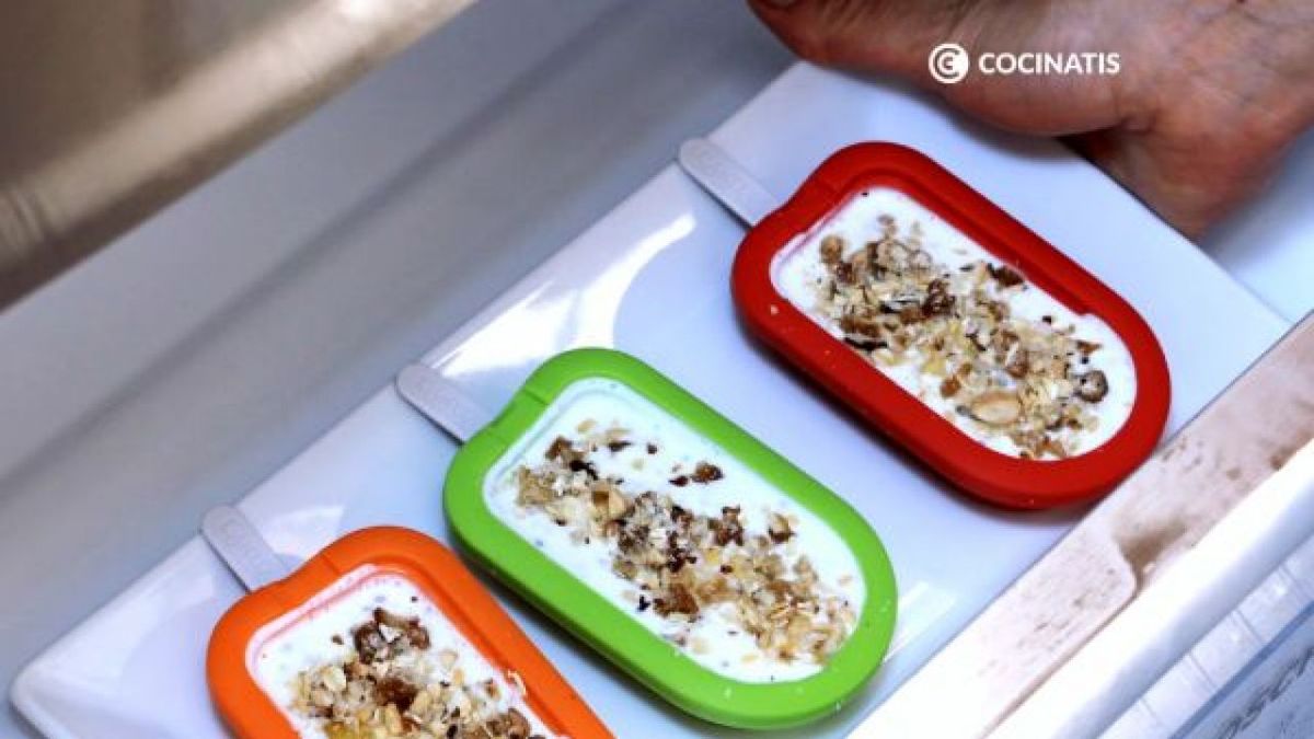 Receta de polos de chía, albaricoque y muesli  paso 5