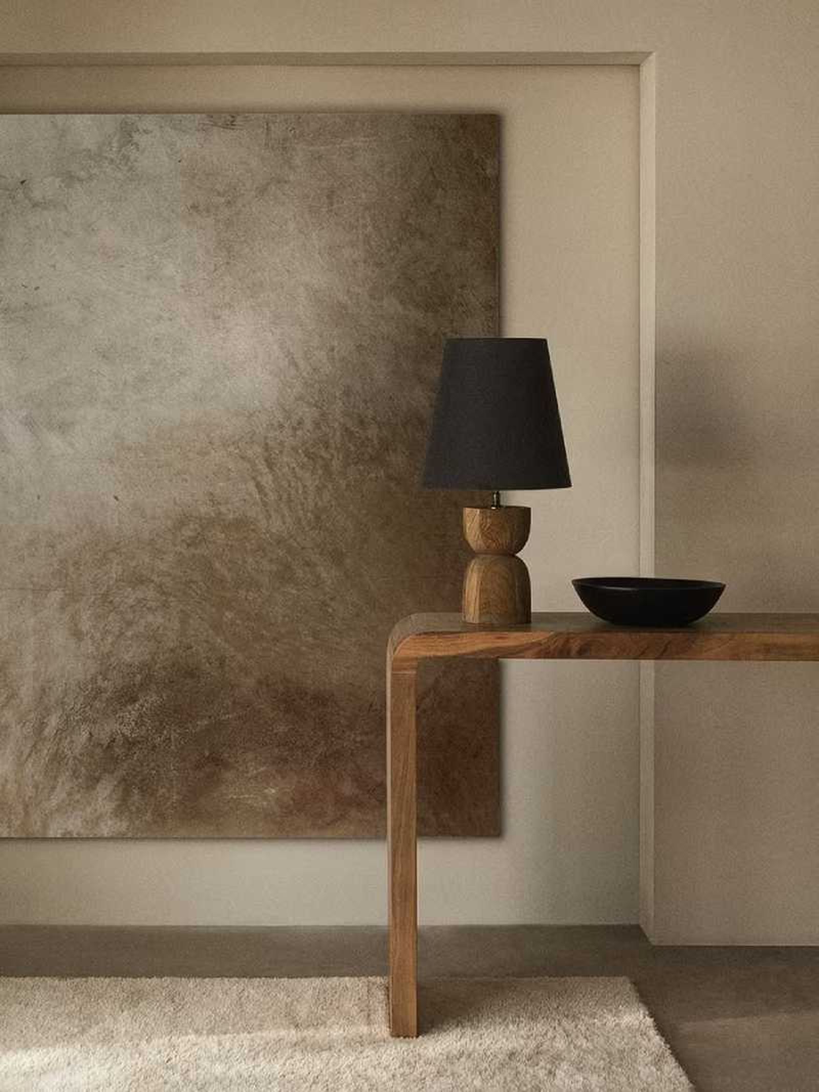 Consola de recibidor en madera de Acacia Vacry.