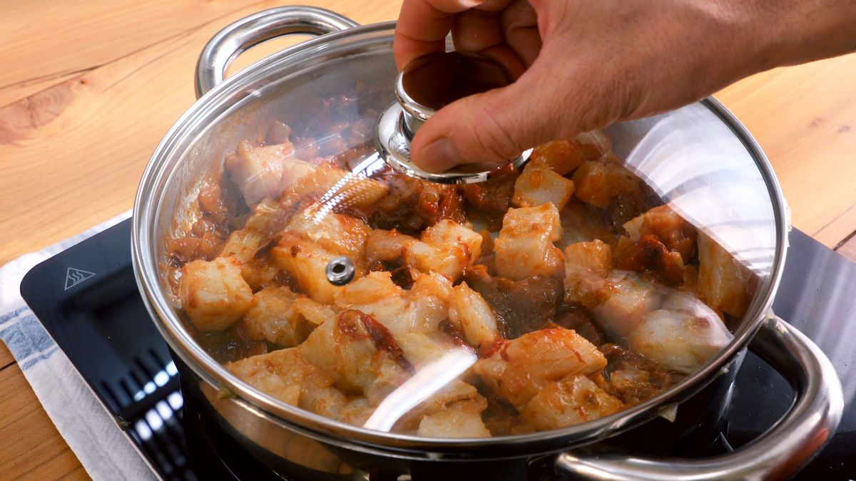 Receta bacalao ajoarriero  paso 6