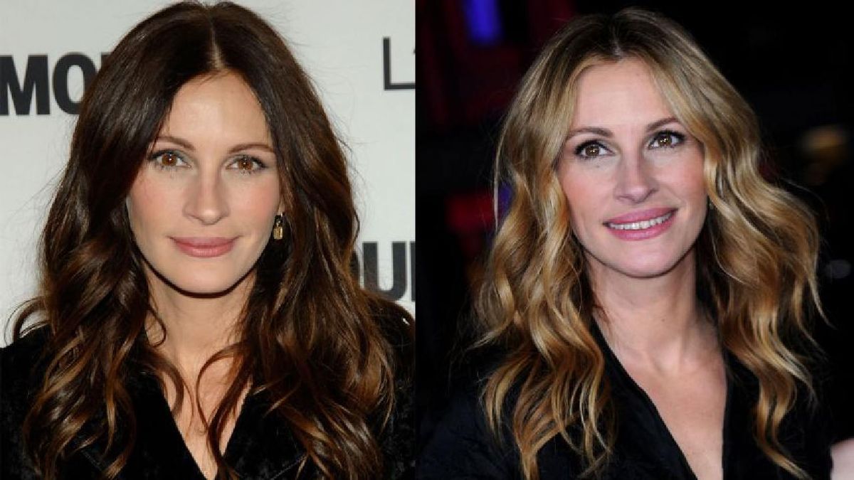 Julia Roberts siempre fiel a su melena ondulada / Fotos: Pinterest