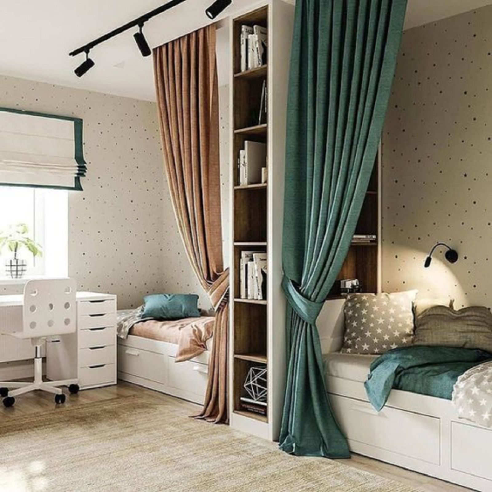 Dormitorios infantiles compartidos soluciones para disponer las camas en las habitaciones pequeñas 8