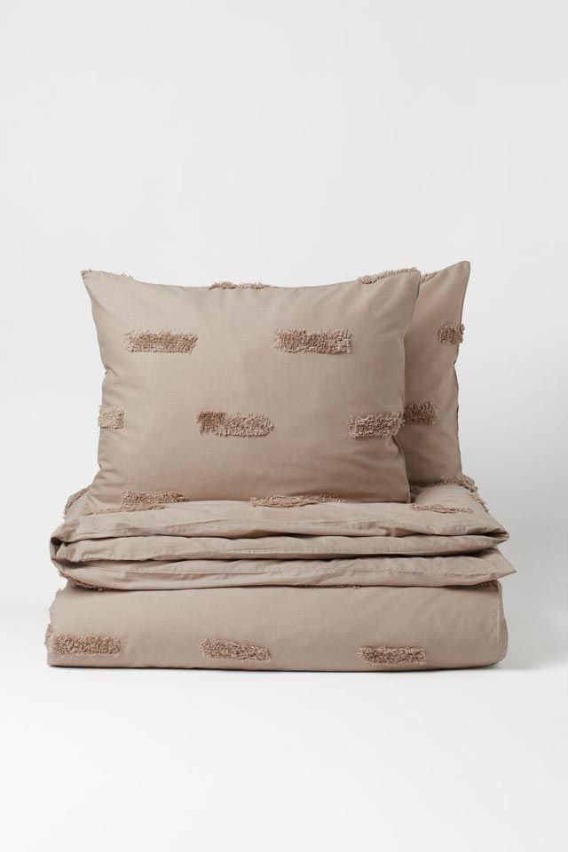 hm funda nordica biege diseno nudo