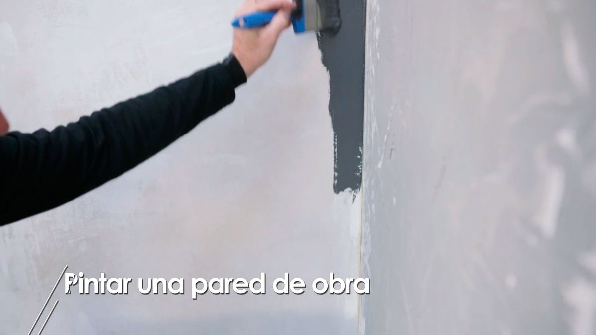 Cómo pintar una pared de obra paso 5
