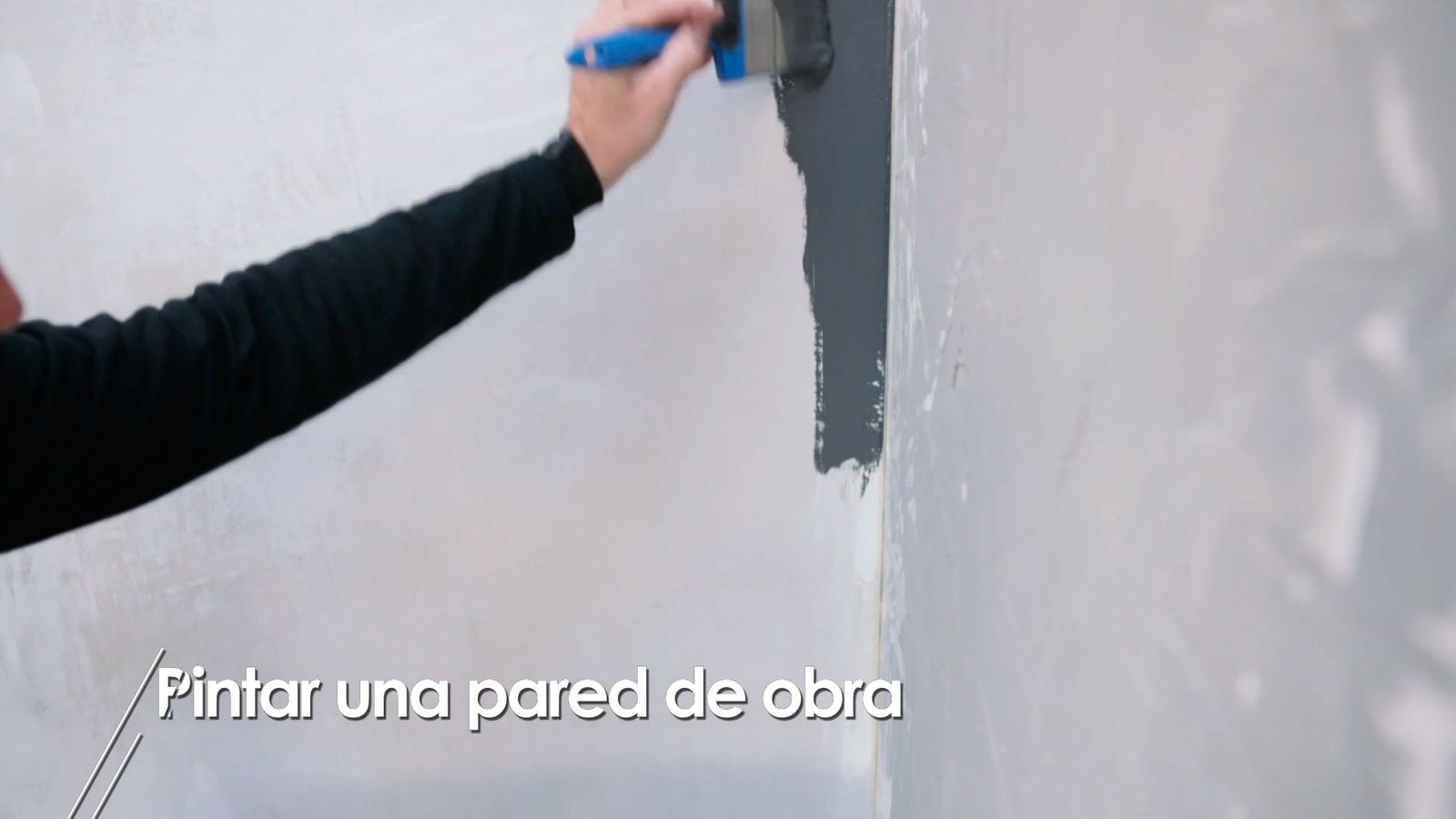 Cómo pintar una pared de obra paso 5