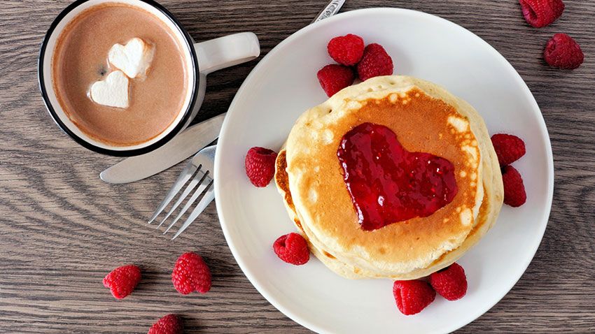 tortitas san valentin