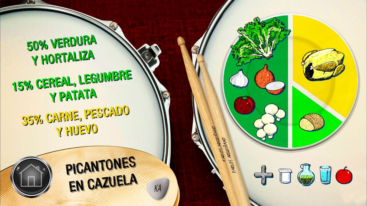 picantones cazuela plato