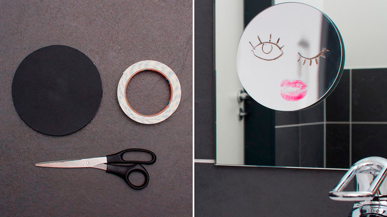 Montar espejo maquillaje pasos