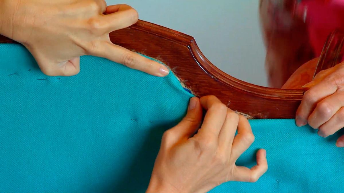 Deco 629 tapizar sillon orejero telas colores paso4